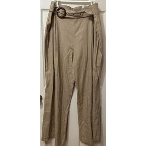 INC Nomad Wide Leg Tan Woman’s Pants Size XL